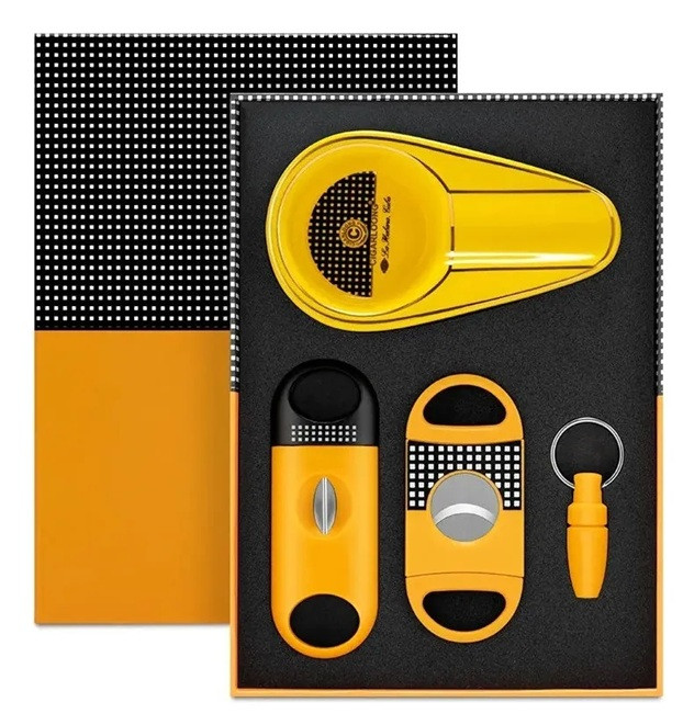 Kit Presente Cohiba Para Charuto Cinzeiro Furador Cortador Reto E V maceio, Kit Presente Cohiba Para Charuto Cinzeiro Furador Cortador Reto E V alagoas